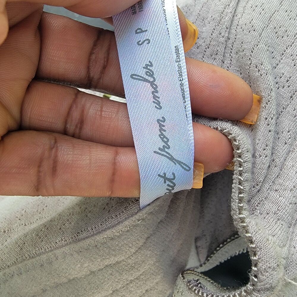 Urban Outfitters Out From Under Gray Stevie Pointelle Corset Top S Fairy Whimsy - Picture 3 of 4